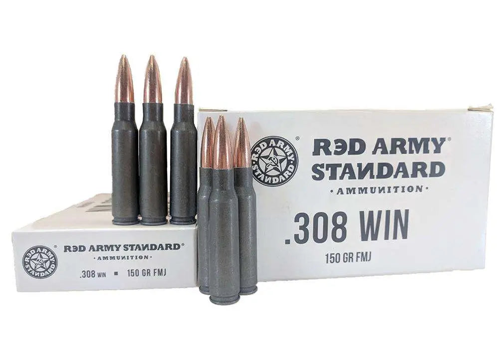 Century Arms RED ARMY STANDARD Target Shooting .308 Win / 7.62x51mm 150 gr FMJ ammo