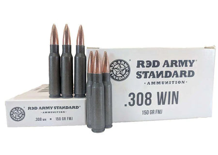 Century Arms RED ARMY STANDARD Target Shooting .308 Win / 7.62x51mm 150 gr FMJ ammo