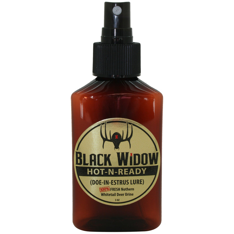 Black Widow Hot-N-Ready Northern Doe Estrus Deer Lure 3 oz.