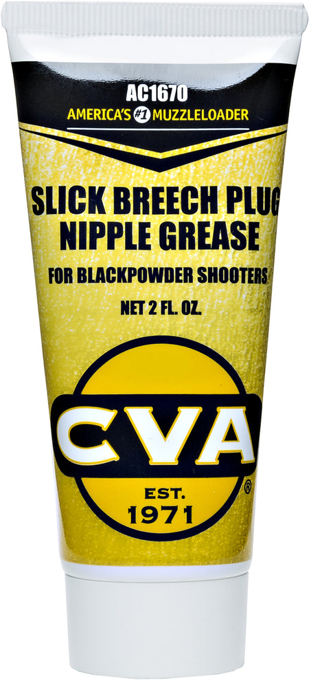 CVA AC1670 Slick Breech Plug and Nipple Grease 2 oz Squeeze Tube Prevents Seizing