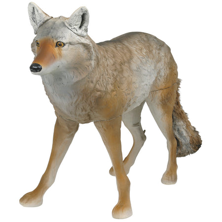 Flambeau Master Series Lone Howler Coyote Hunting Decoy with Faux Fur Tail