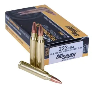 SIG Sauer .223 Rem 55gr Elite Ball FMJ Ammunition