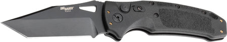 Hogue K320A Nitron 3.5" Auto Folding Knife Tanto Blade Polymer Frame Black