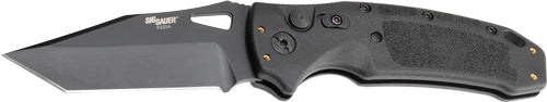 Hogue K320A Nitron 3.5" Auto Folding Knife Tanto Blade Polymer Frame Black