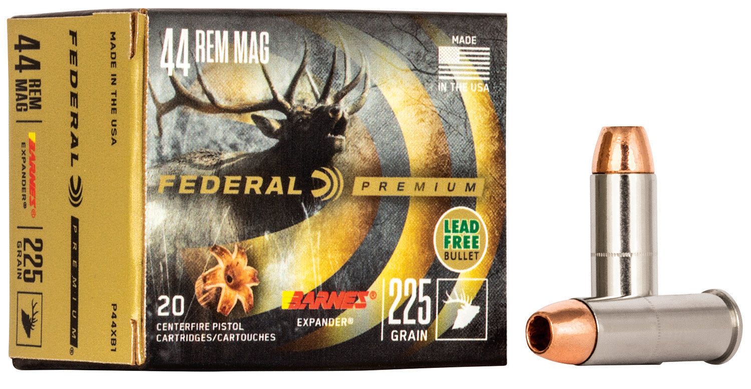 Federal P44XB1 Premium Barnes Expander BRX  225 Grain .44 Magnum