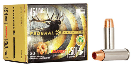Federal Premium XPB .454 Casull 250 gr CSHP ammo