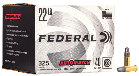 Federal AM22 Champion Training Champion Target Lead Round Nose /SP  40 Grain .22 Long Rifle