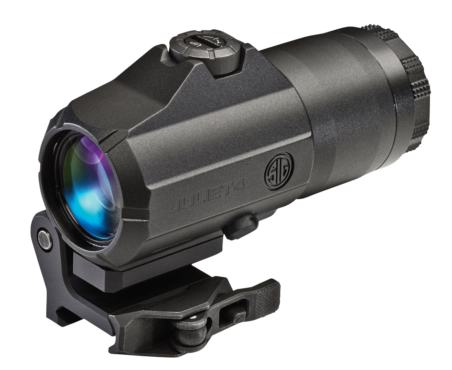 Sig Sauer SOJ41001 Juliet4 4x24mm Flip-to-Side Magnifier with PowerCam 90 Mount