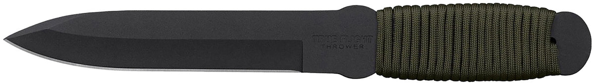 Cold Steel 80TFTC True Flight Thrower 6.75" Fixed Spear Point 1055 Carbon Steel Blade Paracord Wrap Handle