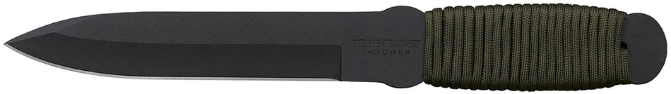 Cold Steel 80TFTC True Flight Thrower 6.75" Fixed Spear Point 1055 Carbon Steel Blade Paracord Wrap Handle