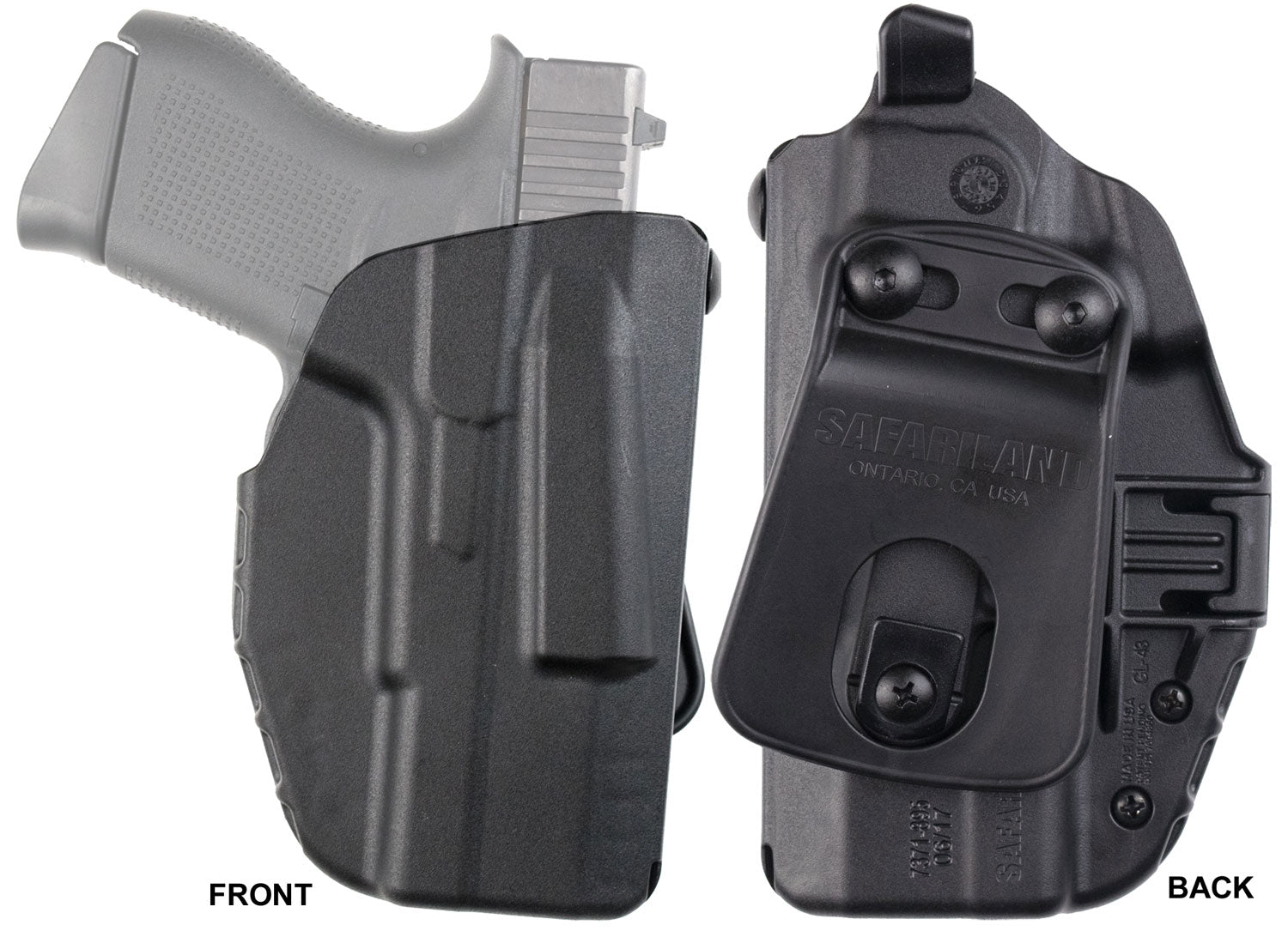 Safariland 7371 7TS ALS OWB Holster SafariSeven S&W M&P Shield 9/40 Paddle Right Hand
