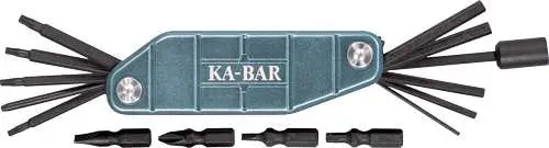 KA-BAR 15-Piece Multi-Tool Set Aqua Blue