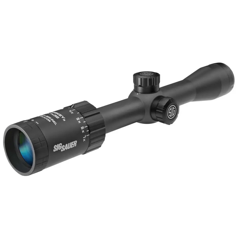 SIG Sauer Whiskey 3 2-7x32mm Rifle Scope 1" Tube SFP BDC1 Quadplex Reticle Black