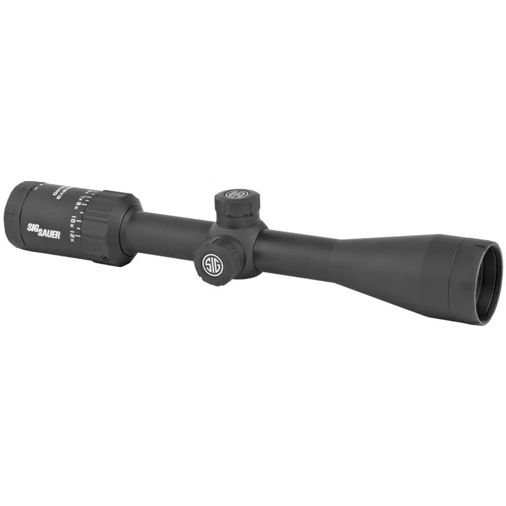 SIG Sauer Whiskey3 4-12x40mm Rifle Scope 1" Tube Black SFP BDC1 Quadplex Reticle