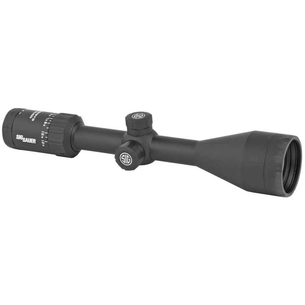 SIG Sauer Whiskey3 4-12x50mm Rifle Scope 1" Tube Black SFP BDC-1 Quadplex Reticle
