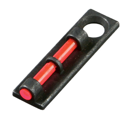 HiViz FL2005R Flame Bead Replacement Front Sight Black Red Fiber Optic Low-Profile Universal Thread Shotgun