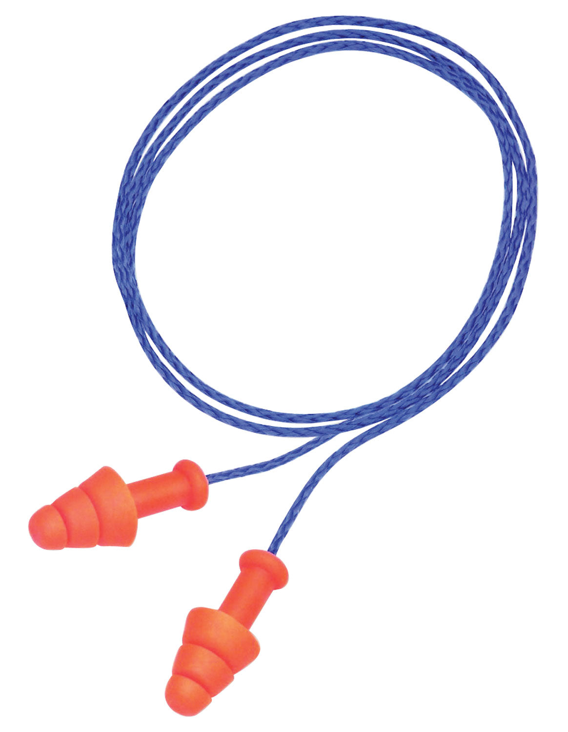 Howard Leight R01520 Smart Fit Corded Foam Earplugs NRR 25 dB Orange/Blue Adult 2 Pair