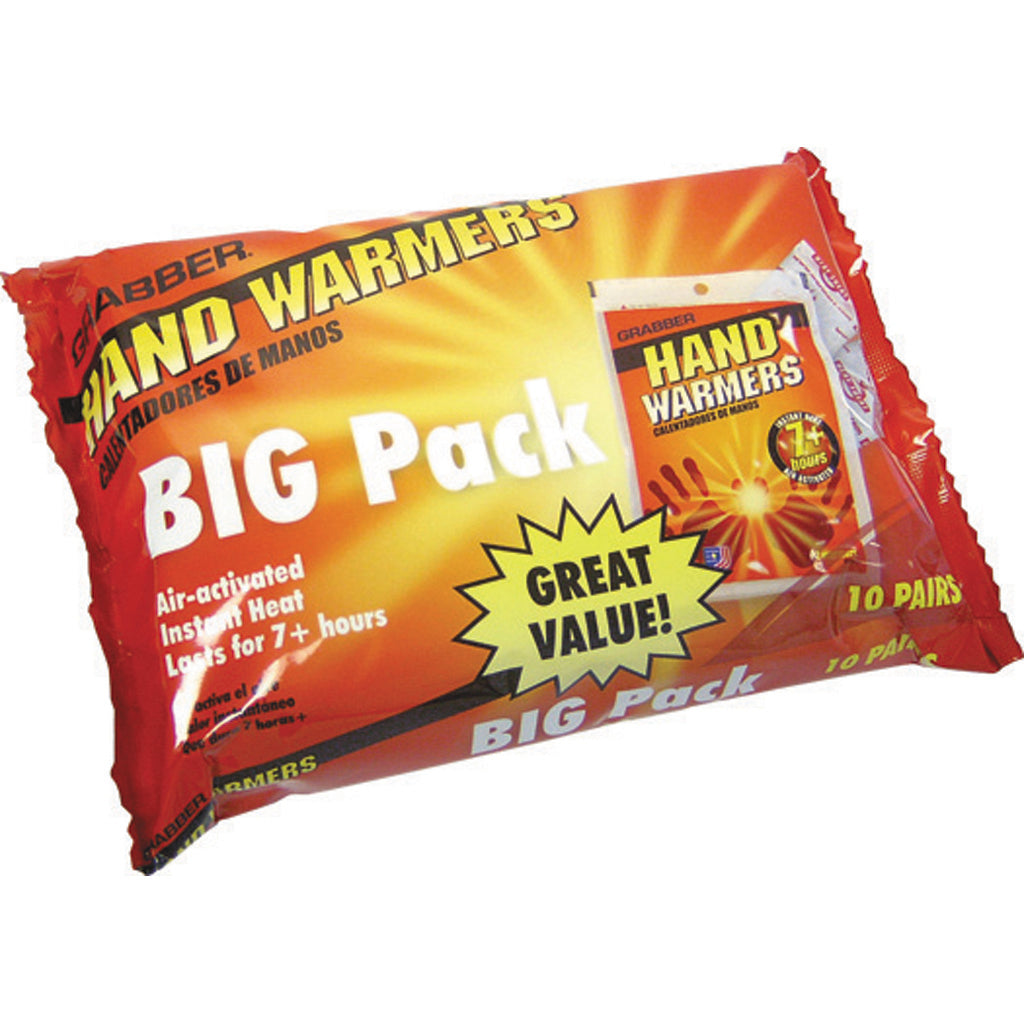 Grabber Big Pack Hand Warmers 10 Pairs
