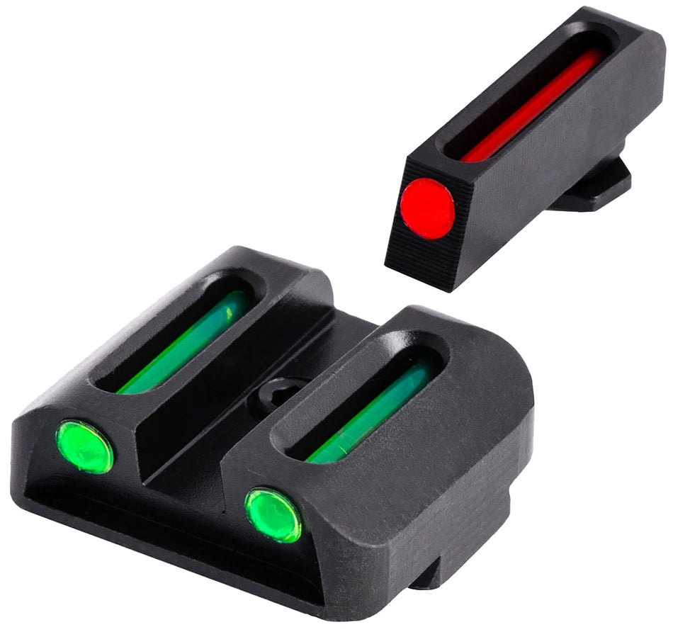 TruGlo TG131G2 Fiber-Optic Sight Set Red Front Green Rear for Glock 20 21