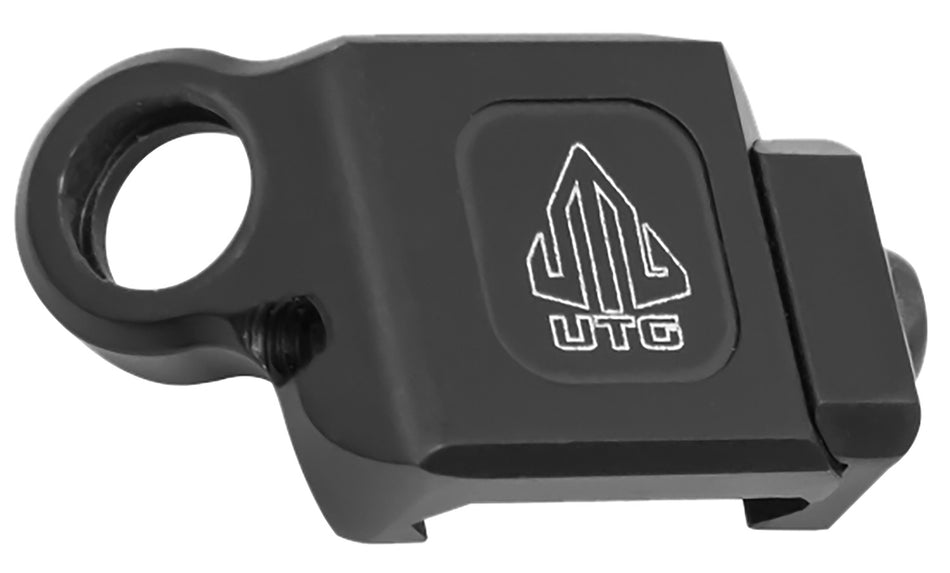 UTG Angled QD Sling Swivel Adaptor 45 Degree Picatinny Black Aluminum