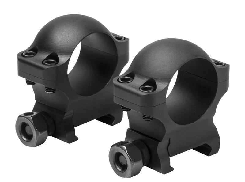 NcSTAR VISM Hunter 1" Scope Rings, 0.9" Height, Black