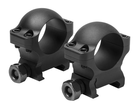 NcSTAR VISM Hunter 1" Scope Rings, 0.9" Height, Black