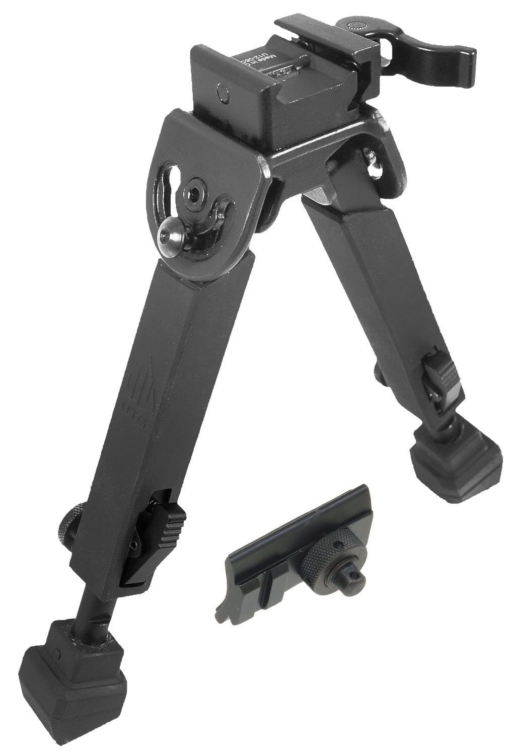 UTG TLBP20QA Armored Quick Detach Bipod 6-8.5" Metal Black