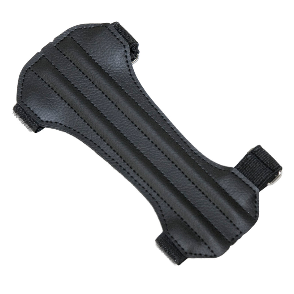 October Mountain 2-Strap Hunter Archery Arm Guard - Black