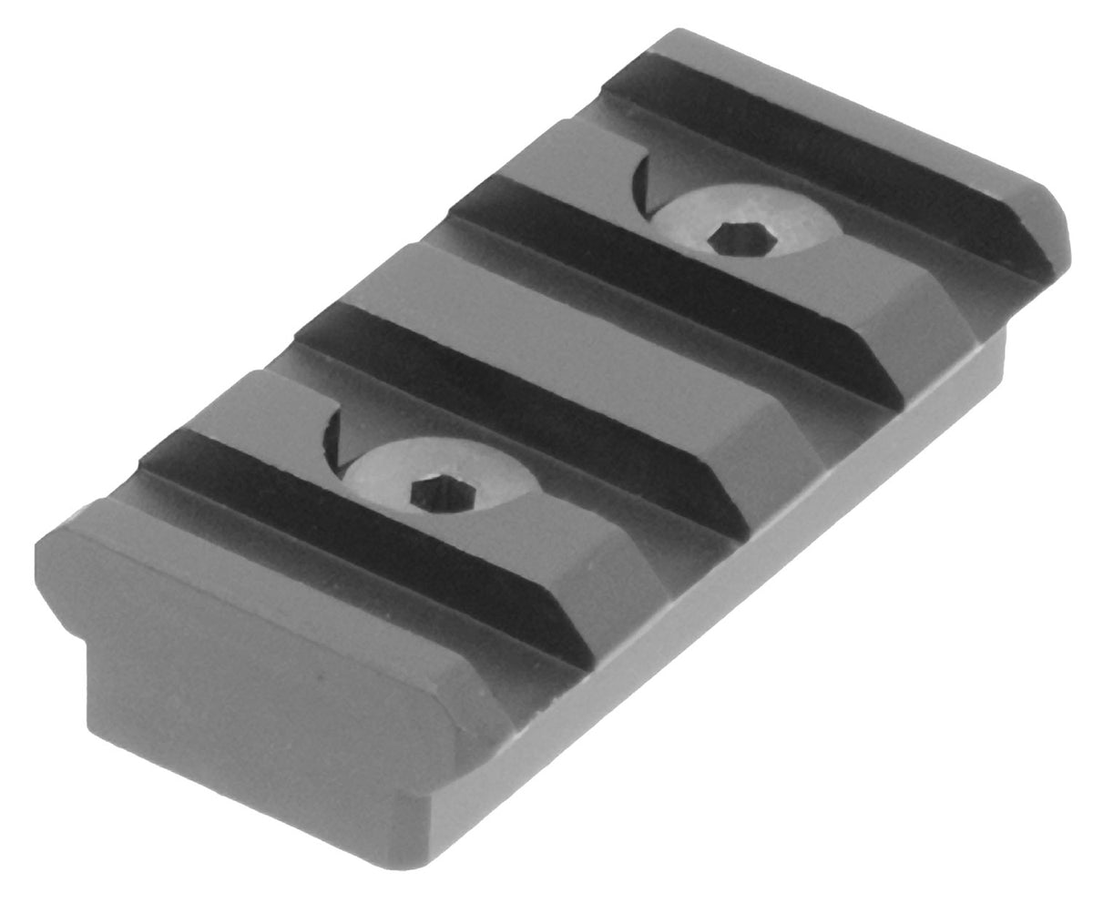 UTG Pro 4-Slot KeyMod Picatinny Rail Section Black Anodized Aluminum