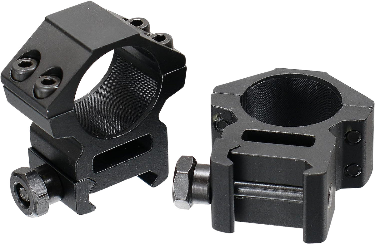 UTG RGWM25M4 Accushot Scope Rings Black Anodized 1 Inch Medium Profile
