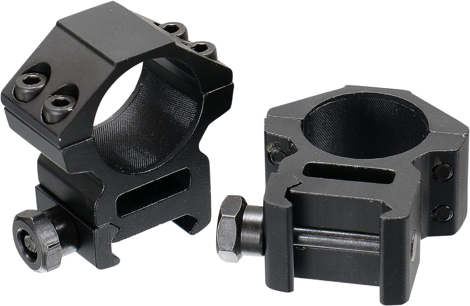 UTG RGWM25M4 Accushot Scope Rings Black Anodized 1 Inch Medium Profile