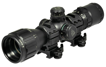 UTG BugBuster SCP-M392AOLW 3-9x32mm 1" Tube Illuminated Red/Green Mil-Dot Rifle Scope