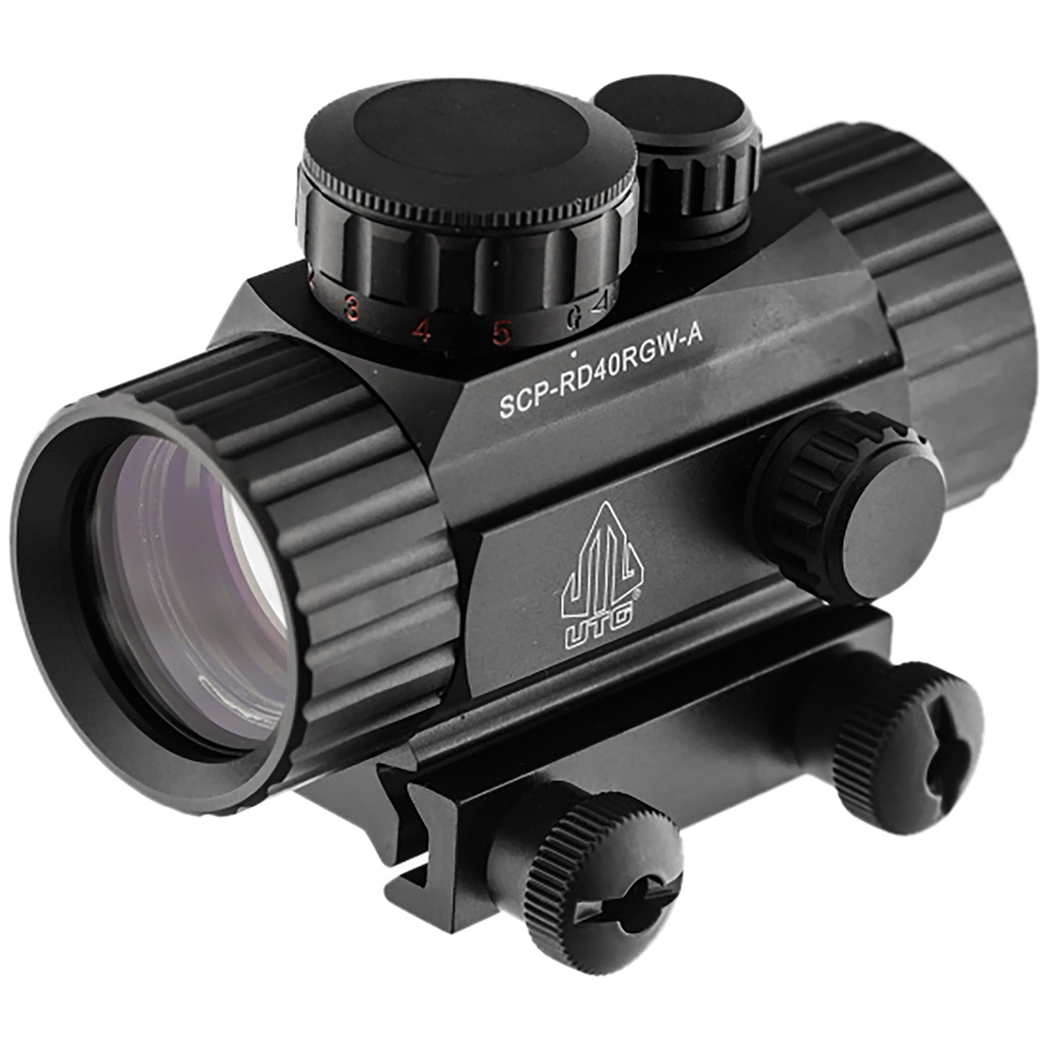 UTG SCPRD40RGWA ITA 1x38mm 4 MOA Red/Green CQB Dot Sight Black Anodized