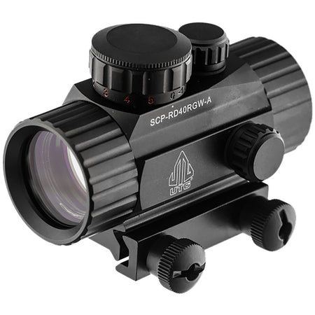 UTG SCPRD40RGWA ITA 1x38mm 4 MOA Red/Green CQB Dot Sight Black Anodized