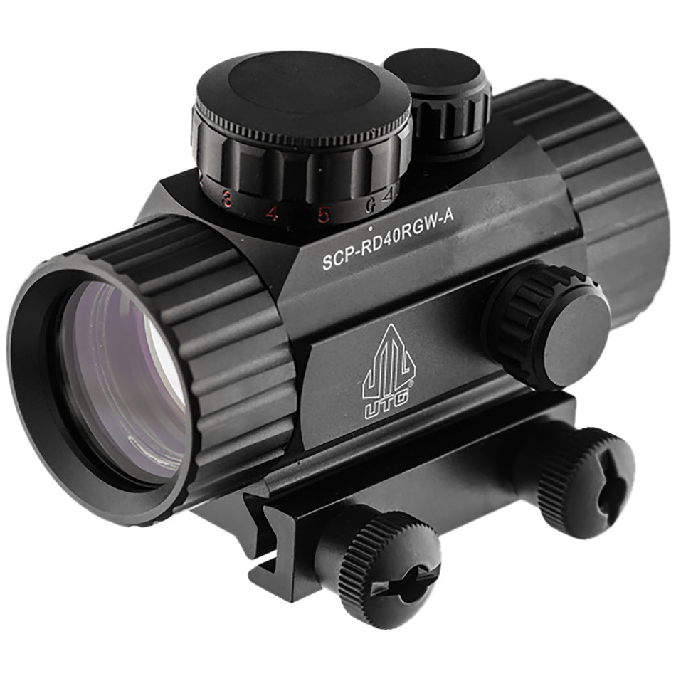 UTG SCPRD40RGWA ITA 1x38mm 4 MOA Red/Green CQB Dot Sight Black Anodized