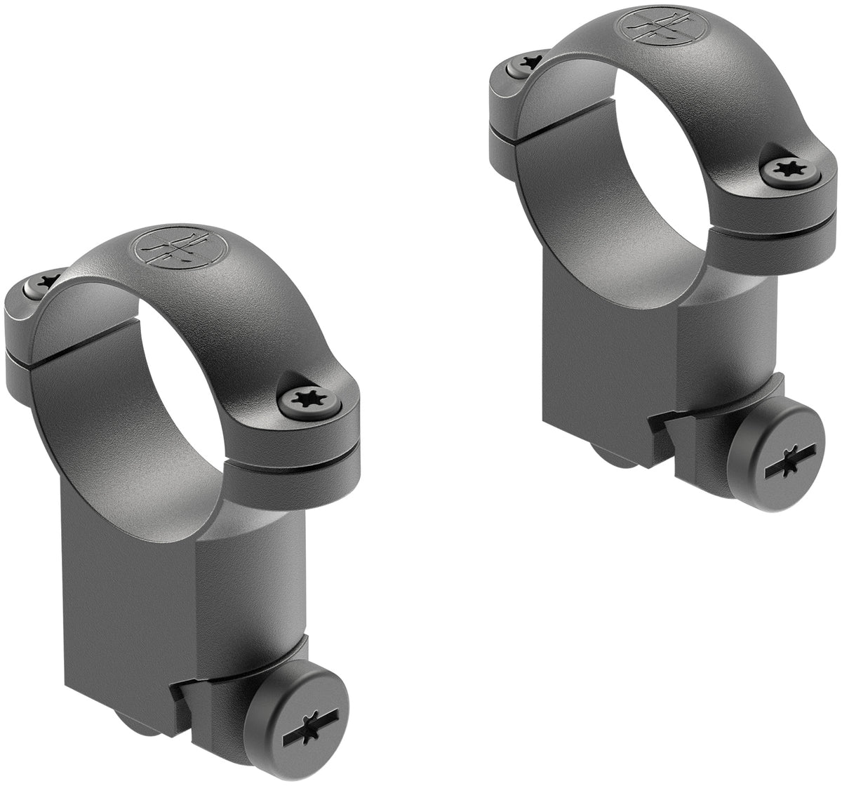 Leupold 49944 Ringmounts Matte Black Ruger M77 1" Super High Scope Rings