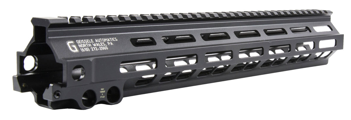 Geissele MK8 Super Modular Rail 13.50" M-LOK Black 6061-T6 Aluminum Handguard (05285B)