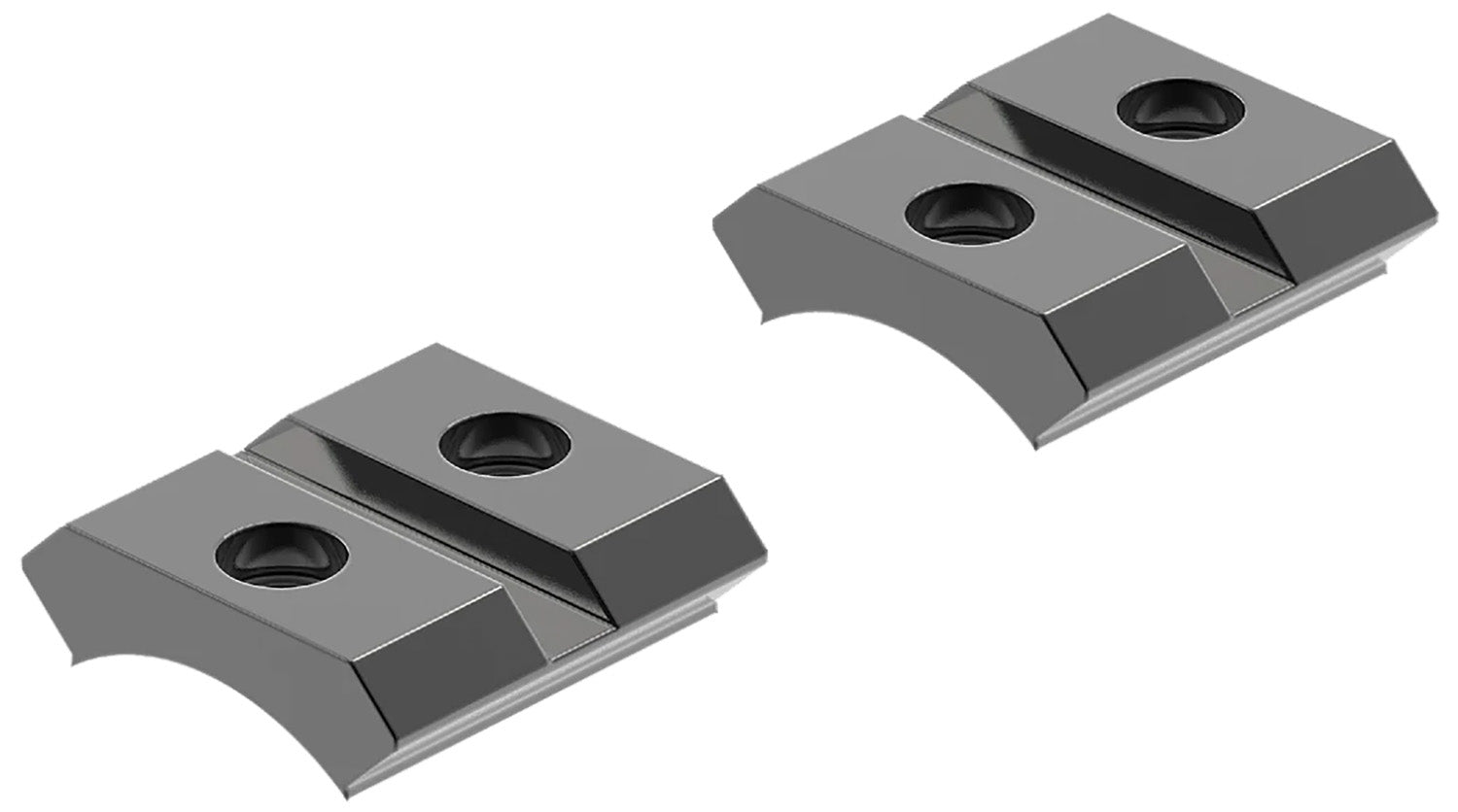 Leupold 49866 QRW Cross-Slot Scope Base Set Black Gloss Remington 541
