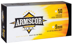Armscor FAC95 Pistol 9mm Luger 147 gr Full Metal Jacket  FMJ 