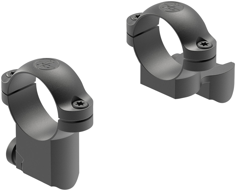 Leupold 52301 Ringmounts Matte Black Ruger M77 1-Inch Extended High