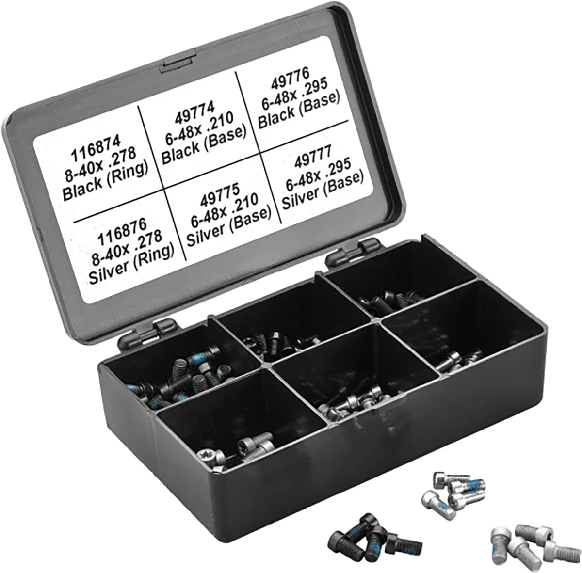Leupold 52395 Torx Screw Assortment Kit 40 Pieces for Rings and Bases