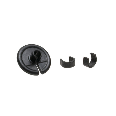 October Mountain Pin Point Kisser Button Black 9/16 in. 100-Pack