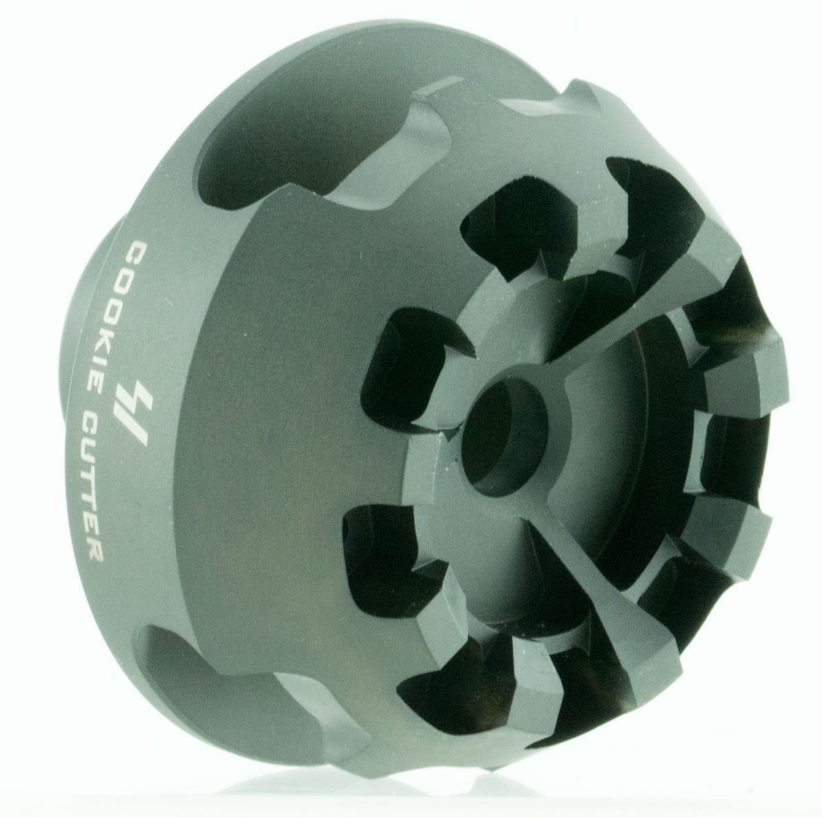 Strike Industries Cookie Cutter Comp Muzzle Brake Black Steel 5/8"-24 tpi for 308 Win AR-Platform
