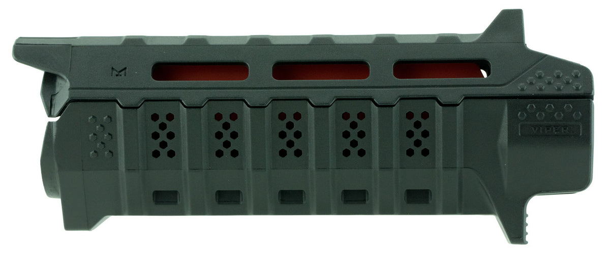 Strike Industries Viper Carbine Length Handguard AR-Platform Black Red Inserts Polymer