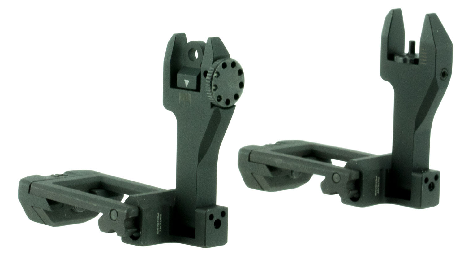 Strike Industries SIDEWINDER Backup Iron Sight Black Folding Offset for AR-15