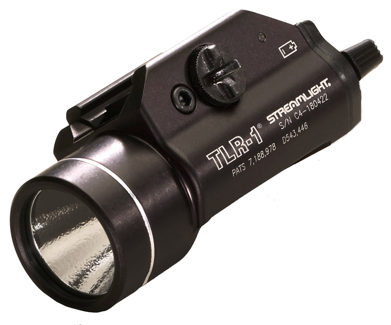 Streamlight 69110 TLR-1 Rail-Mounted Tactical Light Black Anodized 300 Lumens White C4 LED