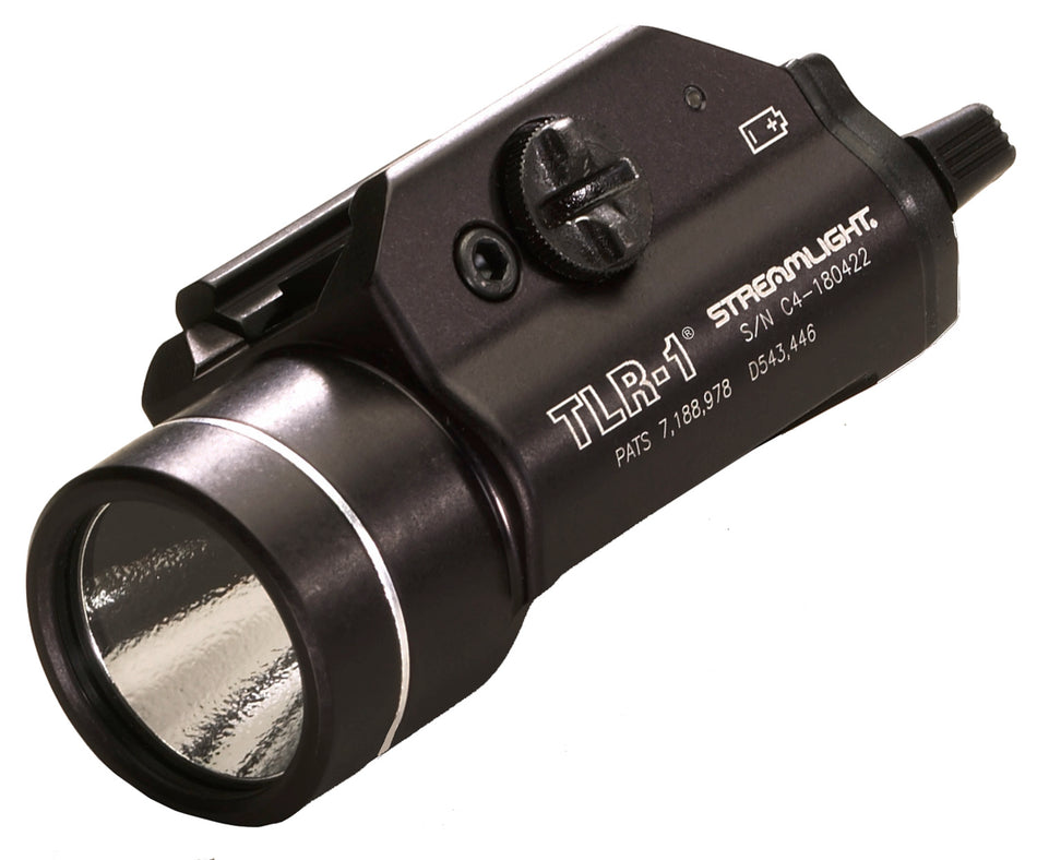 Streamlight 69110 TLR-1 Rail-Mounted Tactical Light Black Anodized 300 Lumens White C4 LED