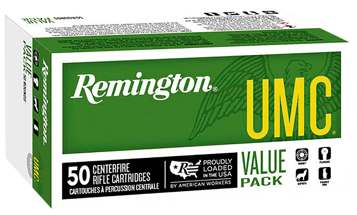 Remington 23908 UMC Value Pack Jacketed Hollow Point JHP 50 Grain .223 Remington