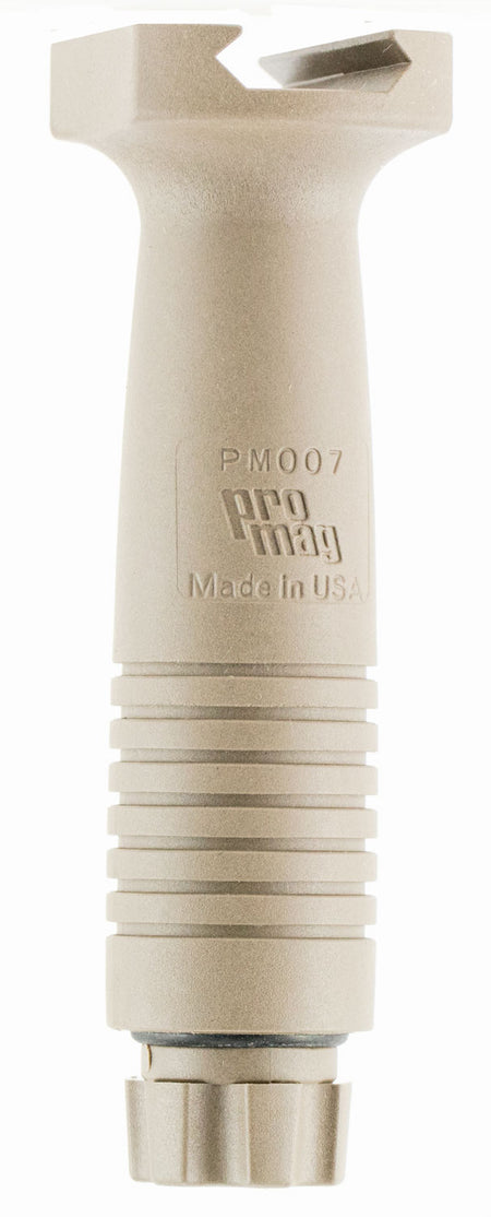 ProMag PM007FDE Swiss Pattern Vertical Foregrip for AR-15 M16 Flat Dark Earth Polymer
