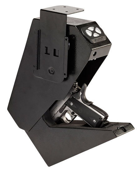 SnapSafe 75431 Drop Box Keypad Vault, Keypad/Key Entry, Black Steel, Holds 1 Handgun, 13.5x7.5x3.6"